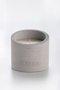 Aberto Design Slope Vela Perfumada Hormigón Gris Aroma Cacao Crema 8.5cm x 8cm
